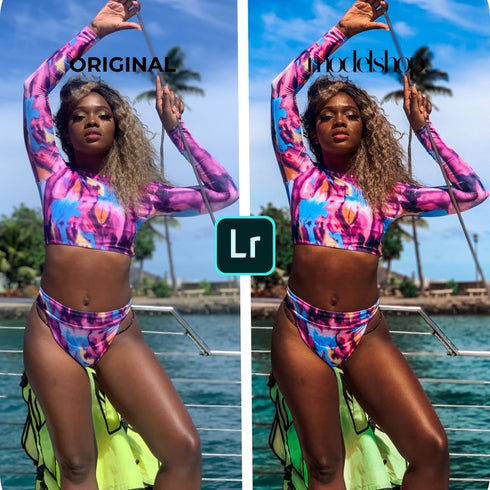 Melanin Collection - 10 Lightroom Presets BUNDLE for Brown Skin tones (For Mobile & Desktop)