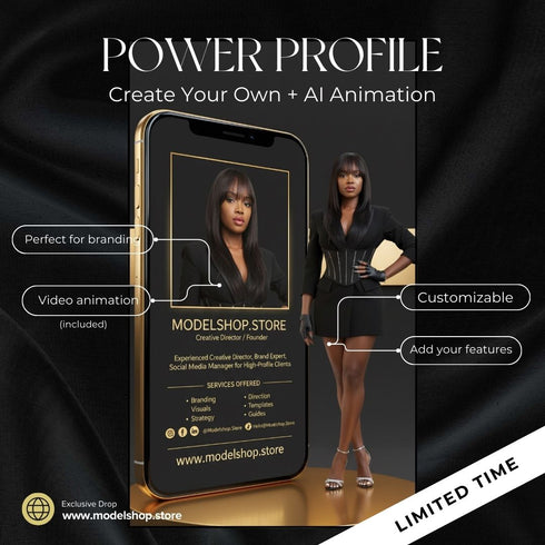 Create Your Own Prower Profile Package + Video Animation (Limited Time)