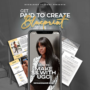 Influencer & UGC Blueprint Ebook with Media Kit template, Rate sheet template & Email Template. UGC Beginners Guide