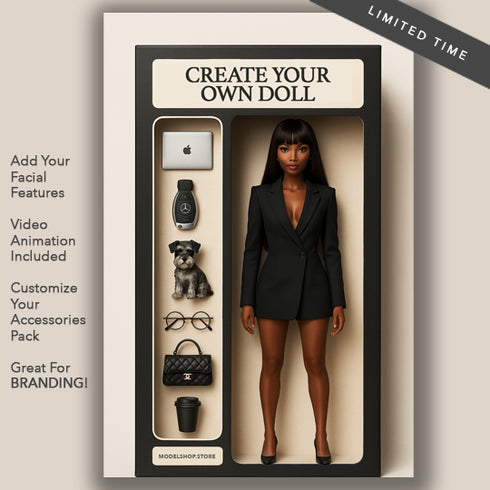Create Your Own Doll Package + Video Animation (Waitlist Only)