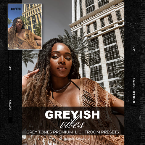 Greyish Vibes Lightroom Presets (For Photo & Video)
