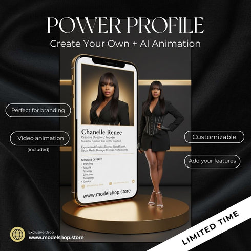 Create Your Own Prower Profile Package + Video Animation (Limited Time)
