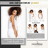 6 image Model Comp Card templates + CANVA editable