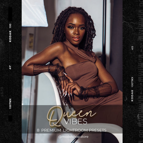 Queen Vibes - 8 Premium Lightroom Presets (For Mobile & Desktop)