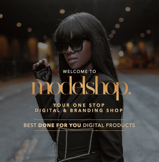 Model Store Highlight #1 digital products, branding & social media resources – ModelShop Store